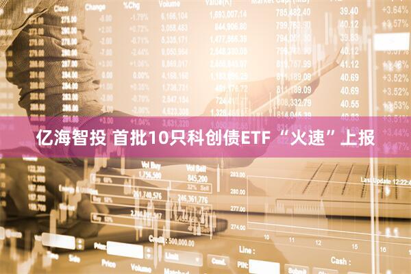 亿海智投 首批10只科创债ETF “火速”上报